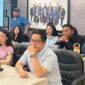 LAPORAN. Sejumlah korban dugaan arisan bodong Arisan Meow saat menempuh jalur hukum di Polda Jatim. (Istimewa/Redaksi BBI/Surabaya)