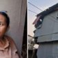 KOLASE. Eva, pedagang minuman keliling di kawasan Pasar Tanah Abang, Jakarta Pusat, dan kontrakan berukuran 3 x 3 meter yang ditempatinya. (Istimewa/Redaksi BBI/Jakarta)