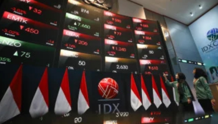 ILUSTRASI. Logo MSCI di tengah wacana perubahan klasifikasi pasar saham Indonesia dari Emerging Market menjadi Standalone Market. (Istimewa/Redaksi BBI/Bisnis)